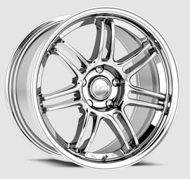 Kansei K17X Seven 19x10.5in / 5x114.3 BP / 12mm Offset / 73.1mm Bore - Chrome