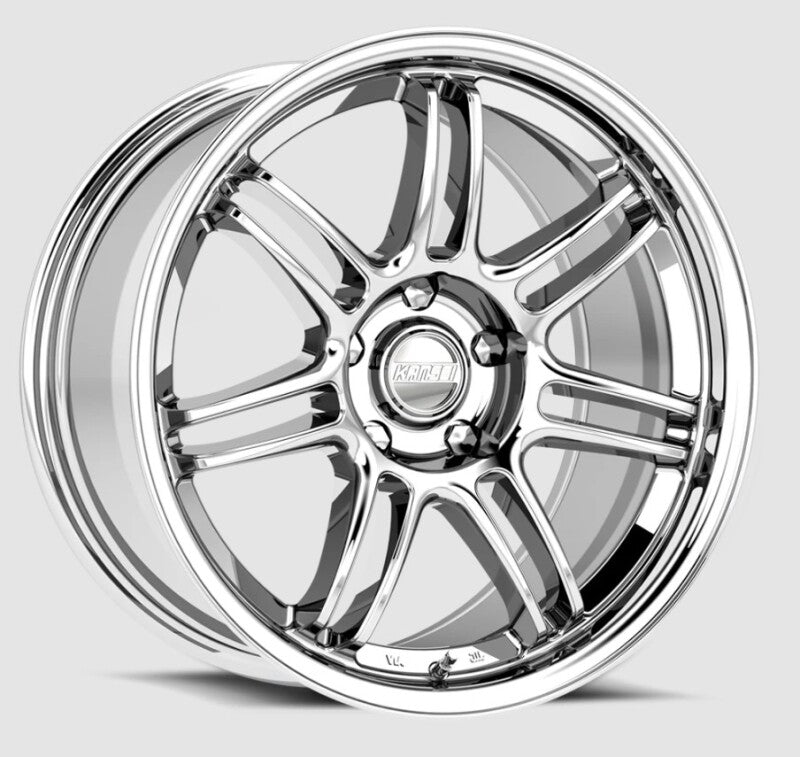 Kansei K17X Seven 19x9.5in / 5x114.3 BP / 22mm Offset / 73.1mm Bore - Chrome