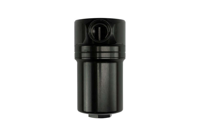 Turbosmart 10um 6AN Fuel Filter Canister - Black