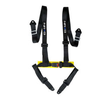 Load image into Gallery viewer, 4 Point Seat Belt Harness / Buckle Lock- Black