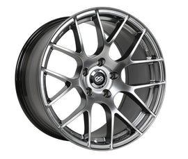 Enkei Raijin 19x9.5 35mm Offset 5x112 Bolt Pattern 72.6 Bore Dia Hyper Silver Wheel