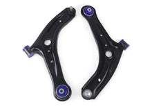 Load image into Gallery viewer, SuperPro 2011-2019 Ford Fiesta S Front Lower Control Arm Set w/ Bushings (+Caster)
