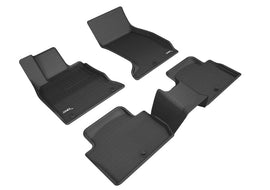 3D MAXpider 2018-2020 Kia Stinger Awd Kagu 1st & 2nd Row Floormats - Black