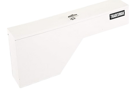 Tradesman Steel Fender Well Truck Tool Box - White