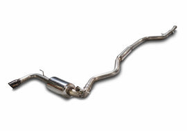 AWE Tuning BMW F30 320i Touring Exhaust & Performance Mid Pipe - Chrome Silver Tip (90mm)