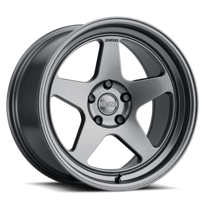 Kansei K12G Knp 17x9.5in / 5x114.3 BP / 12mm Offset / 73.1mm Bore - Gunmetal Wheel