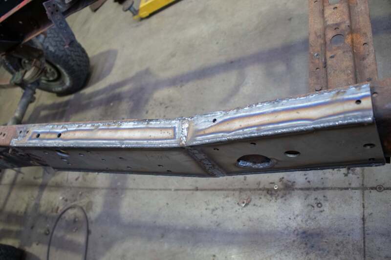 Rust Buster 73-87 Chevy K10/K20 Leaf Spring Frame Repair Kit - Right