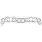Cometic Pre-Crossflow SOHC Kent Cosworth BD Series Lotus Single Cam .043in CFM-20 Exhaust Mani Gskt