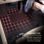 3D MAXpider 2018-2020 Honda Accord Kagu 1st & 2nd Row Floormats - Black