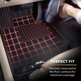 3D MAXpider 2018-2020 Honda Accord Kagu 1st & 2nd Row Floormats - Black