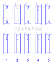 Load image into Gallery viewer, King Engine Bearings Audi A4 1.8L AEB (Size +.50 Oversized) Main Bearing Set