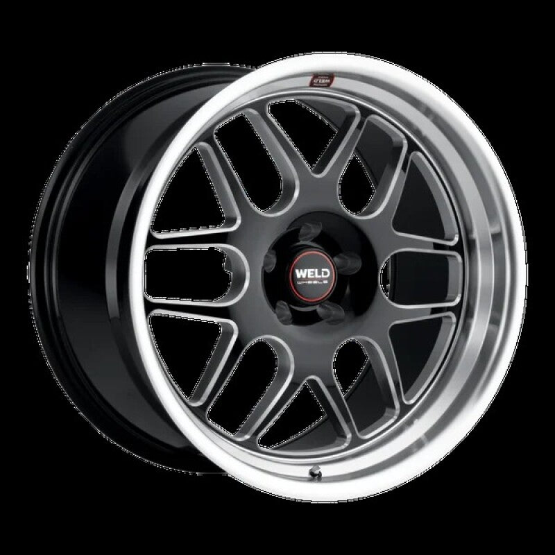 Weld Solana 18x8 / 5x114.3 BP / ET0 / 78.1mm Bore - Gloss Black MIL DIA Wheel
