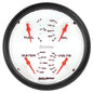 Autometer Phantom Quad 5in. Gauge 0 Ohm (E) - 90 Ohm (F) Electric