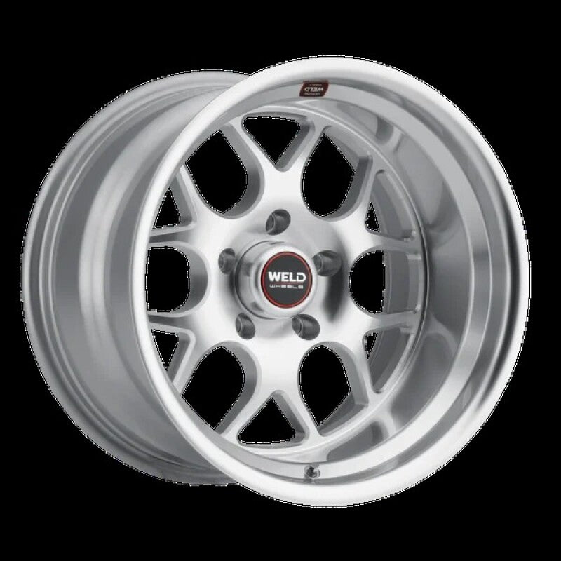 Weld Solana 18x9.5 / 5x114.3 BP / ET25 / 70.5mm Bore - Gloss Silver Machined Wheel