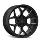 Mayhem Vanquish 8119 20X9.5 / 5x127/5x139.7 / 0mm Offset / 78.1mm Hub - Gloss Black Milled