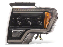Load image into Gallery viewer, Raxiom 09-14 Ford F-150 CXR Series LED Projector Headlights- Black Housing- Clear Lens