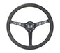 NRG Reinforced Steering Wheel (380mm/1in. Deep) Perforated Leather and Yellow Stitching