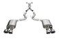 Corsa 20-22 Ford Mustang GT500 3.0in Dual Rear Exit Catback w/ Twin 5.0in Polish Slash Cut Pro Tips