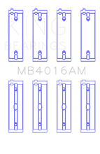 Load image into Gallery viewer, King Engine Bearings Mitsubishi 181CI 3.0L 6G72 V6 (Size +0.25) Main Bearing Set