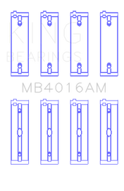 King Engine Bearings Mitsubishi 181CI 3.0L 6G72 V6 (Size +0.25) Main Bearing Set