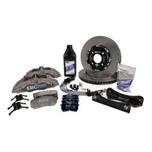 Load image into Gallery viewer, EBC Racing 12-20 Fiat 500 Abarth 1.4T Anodized Apollo-4 Calipers 330mm Rotors Front Big Brake Kit
