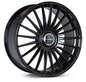Vossen HF-8 24x10 - 5x130 - ET15 - Deep Face - 84.1 - Gloss Black Wheel