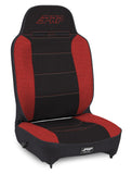 PRP Enduro High Back Reclining Suspension Seat (Passenger Side) - Black/Red
