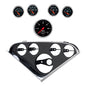Autometer Designer Black Direct Fit Dash Kit 55-56 Chevrolet (1 x 3-3/8in. / 4 x 2-1/16in.)