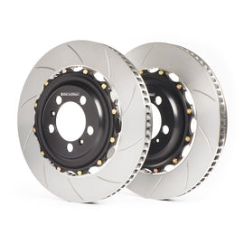 GiroDisc 2024+ Ford Mustang S650 (w/4-Pot Brembo) Slotted Rear Rotors