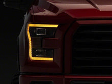 Load image into Gallery viewer, Raxiom 15-17 Ford F-150 LED Projector Headlights with LED Amber DRL- Black Housing- Clear Lens