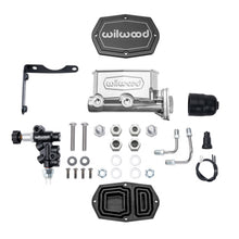 Load image into Gallery viewer, Wilwood MOPAR Compact Tandem M/C Kit w/ P-Valve 1in Bore - Chrome Powdercoat