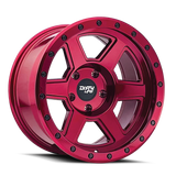 Dirty Life Compound 9315 20x10 / 8-170 BP / -25mm Offset / 125.2mm Hub Crimson Candy Red Wheel