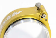 Load image into Gallery viewer, GReddy 3.5 Inch Gold Anodized Aluminum Boost Tube Clamp Set