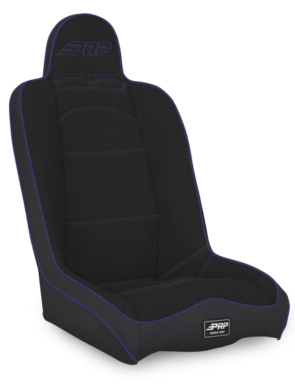 PRP Daily Driver High Back Suspension Seat- Black/Purple Tweed
