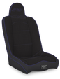 PRP Daily Driver High Back Suspension Seat- Black/Purple Tweed