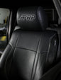 PRP 12-14 Ford Raptor Front Seat Covers (Pair) - Black w Silver Stitch