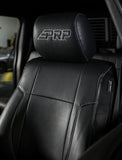 PRP 12-14 Ford Raptor Front Seat Covers (Pair) - Black w Silver Stitch