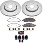 Power Stop 22-24 Jeep Grand Cherokee Front Z36 Coated Truck & Tow Brake Kit