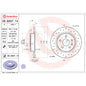 Brembo OE 2015 Chevrolet Cruze Drilled Xtra Brake Disc - Rear