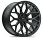 Vossen HF-2 24x10 - 5x112 - ET5 - Deep Face - 66.5 - Satin Black Wheel