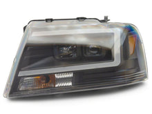 Load image into Gallery viewer, Raxiom 04-08 Ford F-150 Axial Series Projector Headlights- Black Housing- Clear Lens