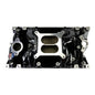 Edelbrock RPM Air-Gap Manifold for Small-Block Chevy Vortec - Black Plasma Finish