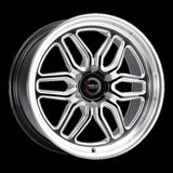 Weld Racing 20x7 Laguna 6 Drag 6x135 ET13 BS4.50 Gloss BLK MIL DIA 87.1