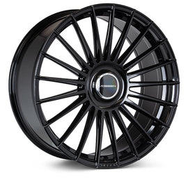 Vossen HF-8 24x10 / 5x120 BP / ET32 / 72.56 CB / Deep - Gloss Black Wheel
