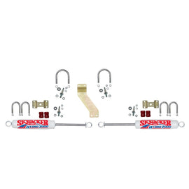 Skyjacker 76-77 Ford F-150 7000 Dual Stabilizer Kit w/White Cylinders.