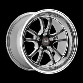 Weld S70 RT-S 17x4.7in / 5x115 BP / 1.9in. BS - Black Center - Polished Shell Wheel