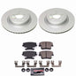 Power Stop 06-14 Dodge Charger Rear Z23 Coated Brake Kit