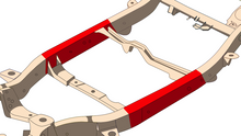 Load image into Gallery viewer, Rust Buster 2003-2009 Toyota 4Runner Center Frame Repair Kit - Right