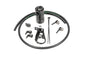 Radium Engineering Mitsubishi EVO 4-6 Catch Can Kit PCV Fluid Lock