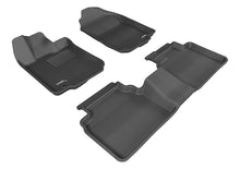 Load image into Gallery viewer, 3D MAXpider 2006-2012 Ford Fusion Kagu 1st &amp; 2nd Row Floormats - Black